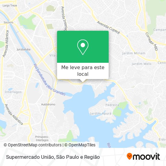 Supermercado União mapa