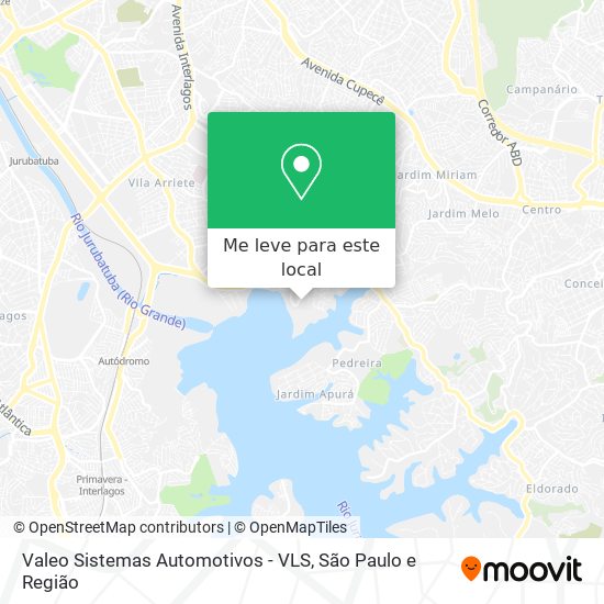 Valeo Sistemas Automotivos - VLS mapa