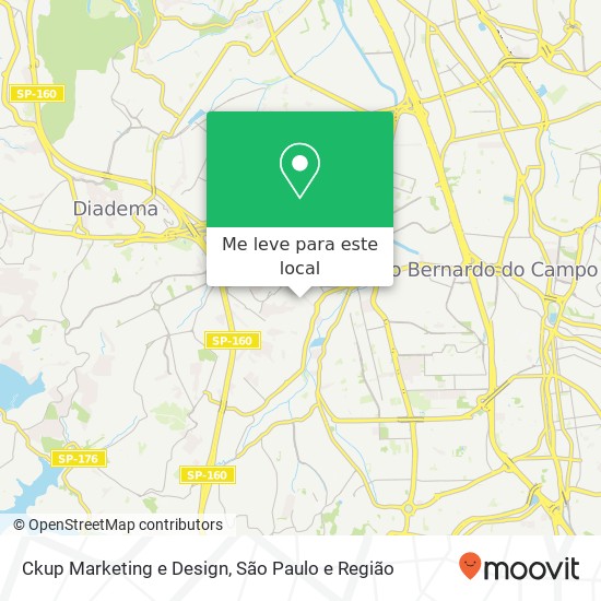 Ckup Marketing e Design mapa