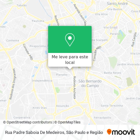 Rua Padre Saboia De Medeiros mapa