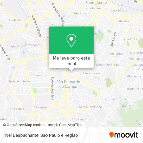 Nei Despachante mapa