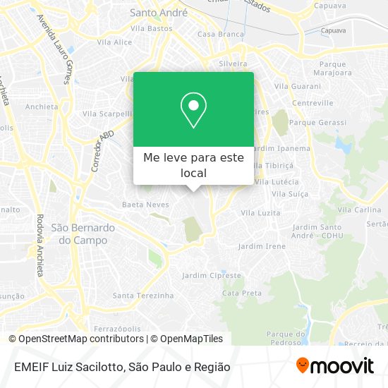 EMEIF Luiz Sacilotto mapa
