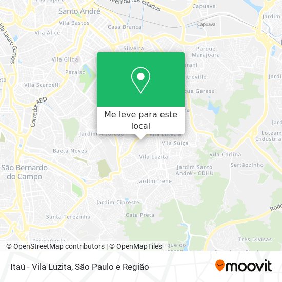 Itaú - Vila Luzita mapa
