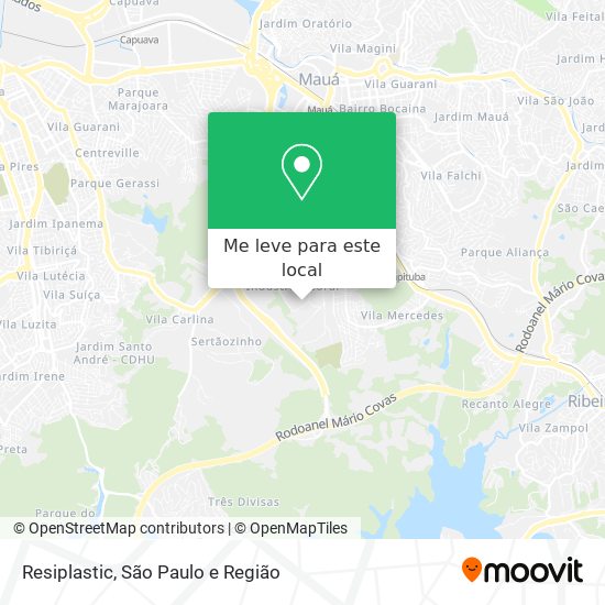 Resiplastic mapa