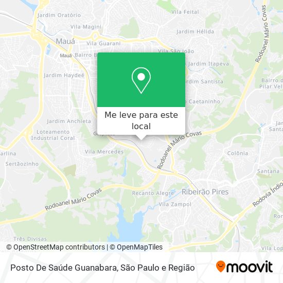 Posto De Saúde Guanabara mapa