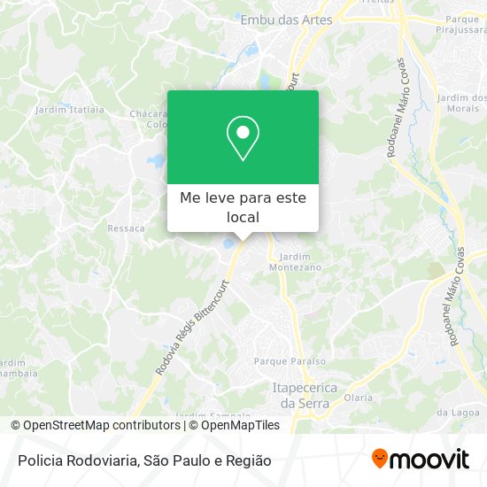 Policia Rodoviaria mapa