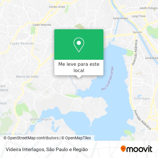 Videira Interlagos mapa