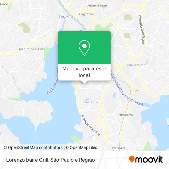 Lorenzo bar e Grill mapa