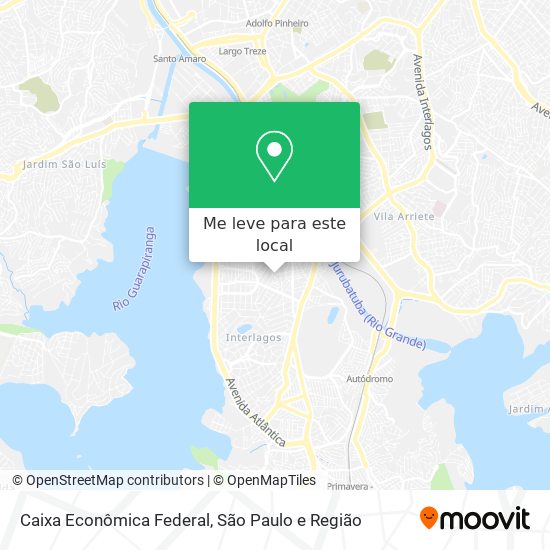 Caixa Econômica Federal mapa