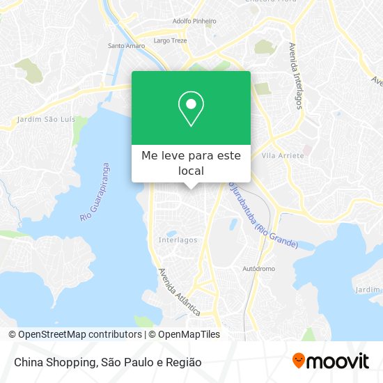 China Shopping mapa