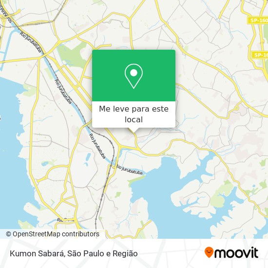 Kumon Sabará mapa