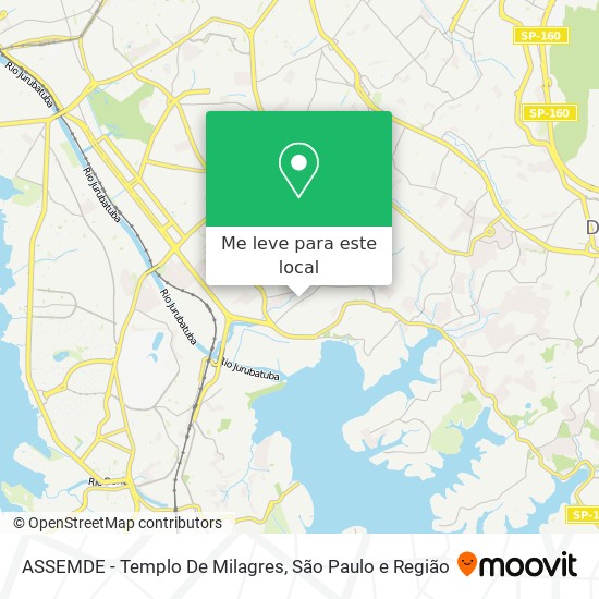 ASSEMDE - Templo De Milagres mapa