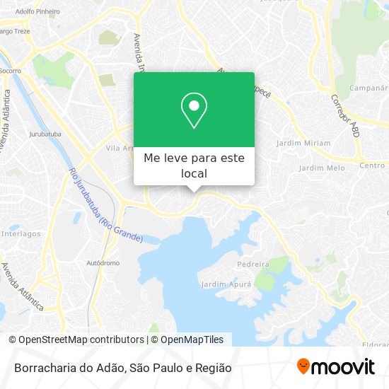 Borracharia do Adão mapa