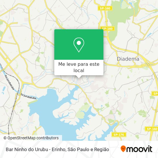 Bar Ninho do Urubu - Erinho mapa