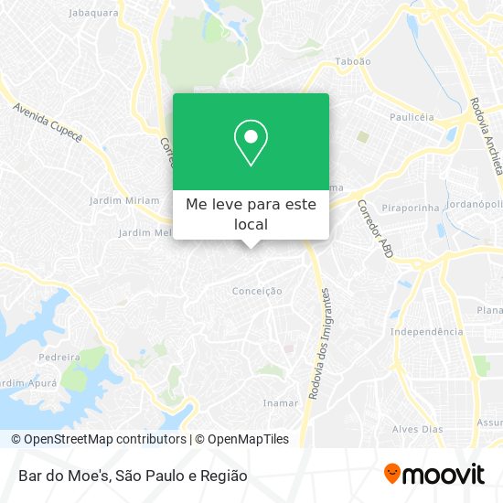 Bar do Moe's mapa