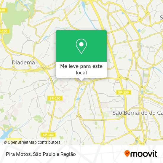 Pira Motos mapa