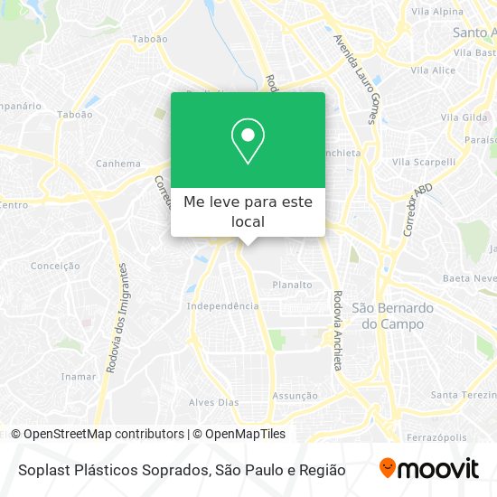 Soplast Plásticos Soprados mapa