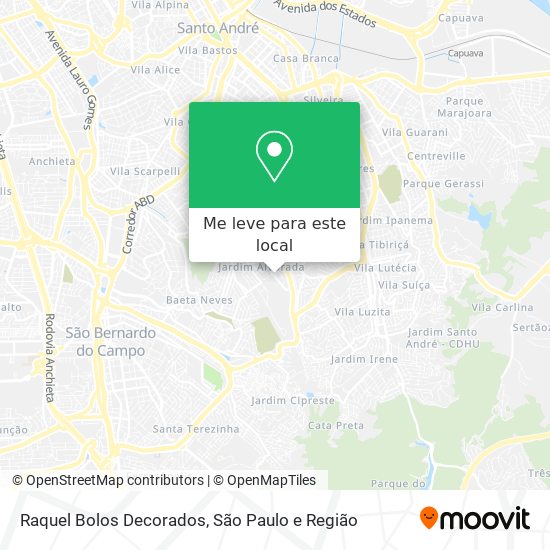 Raquel Bolos Decorados mapa