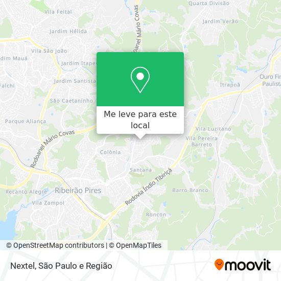 Nextel mapa