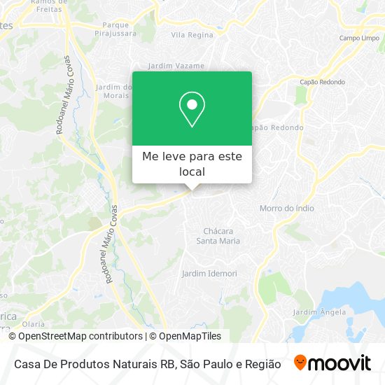 Casa De Produtos Naturais RB mapa