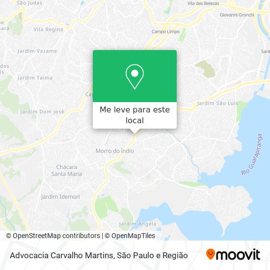 Advocacia Carvalho Martins mapa