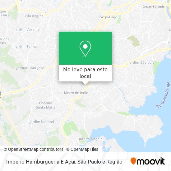 Império Hamburgueria E Açaí mapa