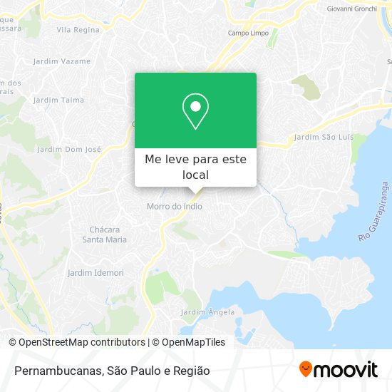 Pernambucanas mapa