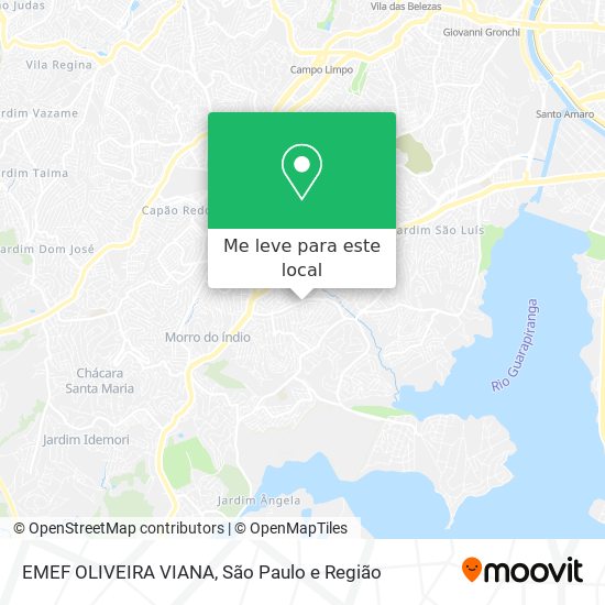 EMEF OLIVEIRA VIANA mapa