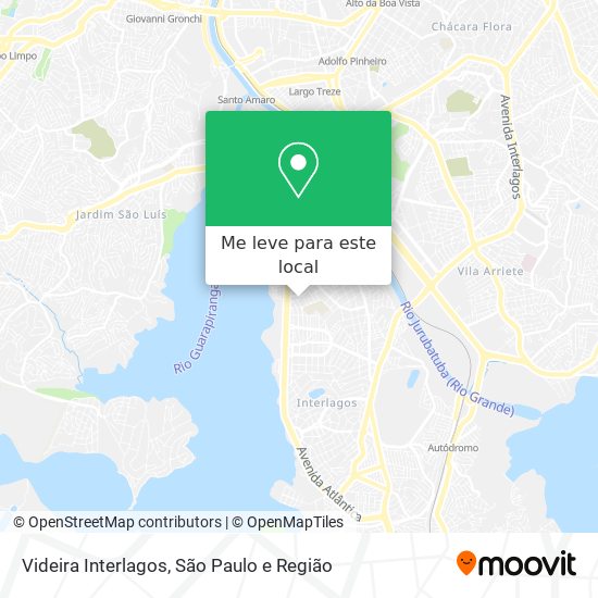 Videira Interlagos mapa