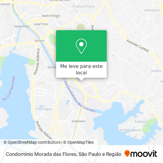 Condominio Morada das Flores mapa