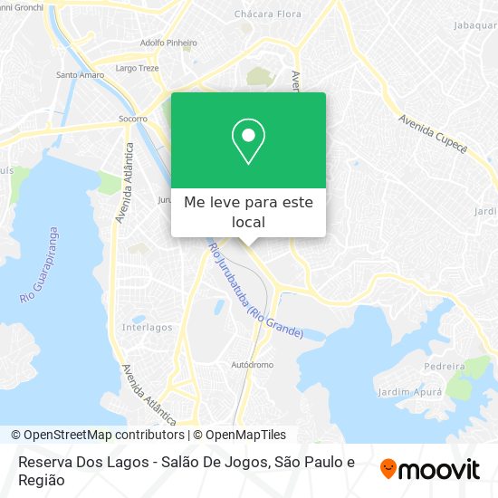 Reserva Dos Lagos - Salão De Jogos mapa