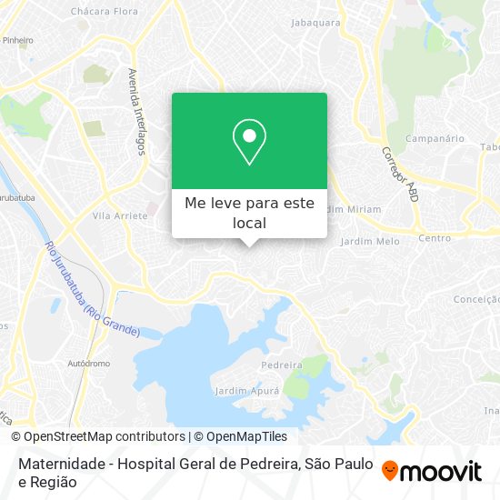 Maternidade - Hospital Geral de Pedreira mapa