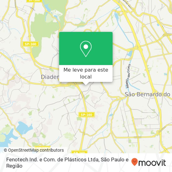 Fenotech Ind. e Com. de Plásticos Ltda mapa