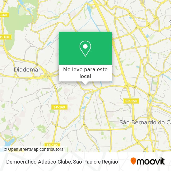 Democrático Atlético Clube mapa