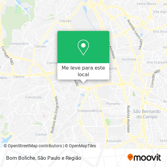 Bom Boliche mapa