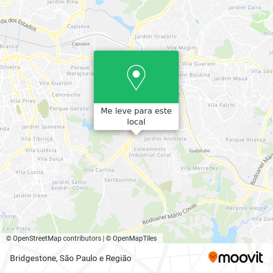 Bridgestone mapa