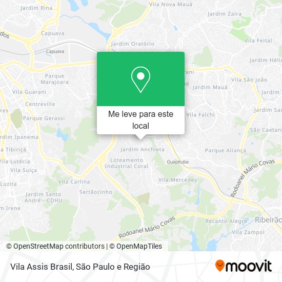 Vila Assis Brasil mapa