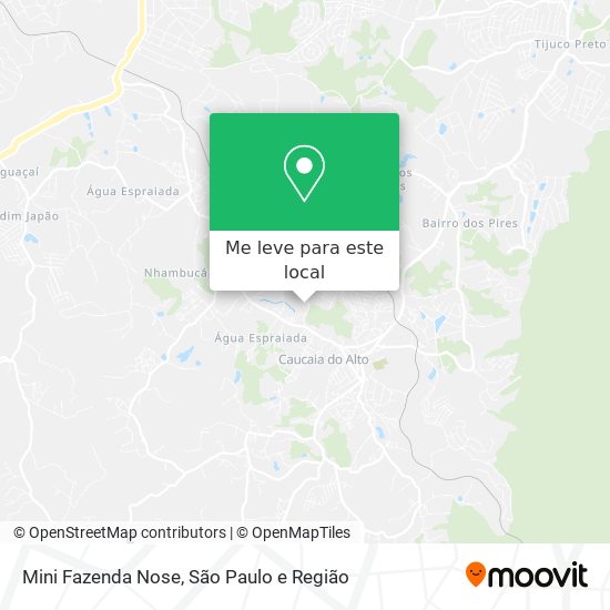 Mini Fazenda Nose mapa