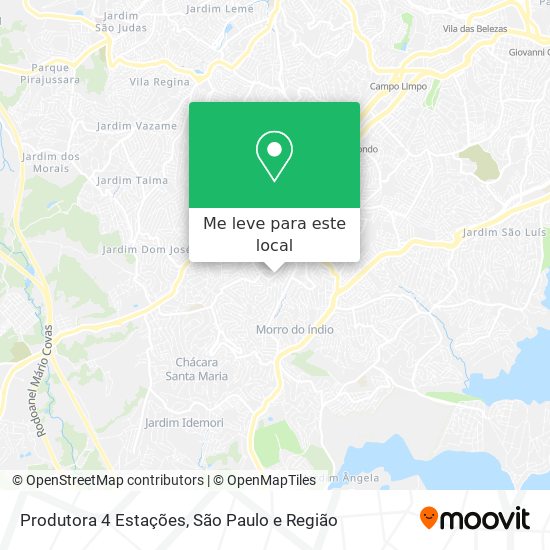 Produtora 4 Estações mapa