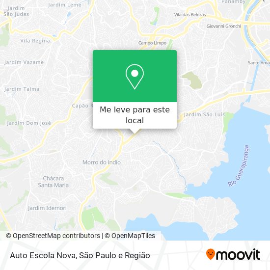 Auto Escola Nova mapa