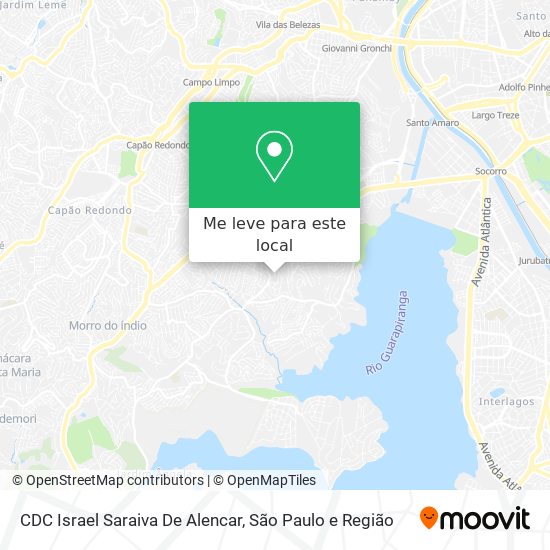 CDC Israel Saraiva De Alencar mapa