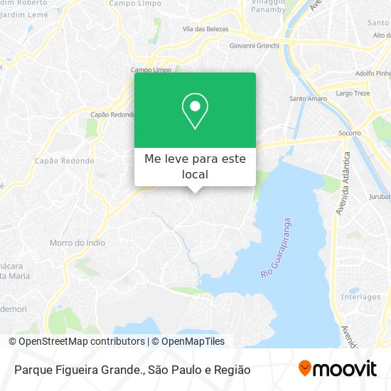 Parque Figueira Grande. mapa