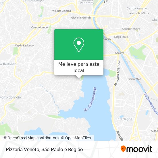 Pizzaria Veneto mapa