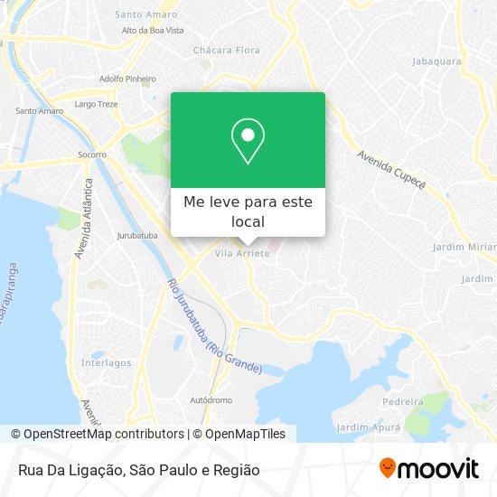 Rua Da Ligação mapa