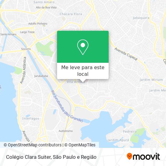 Colégio Clara Suiter mapa