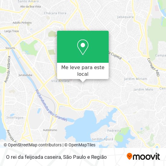 O rei da feijoada caseira mapa