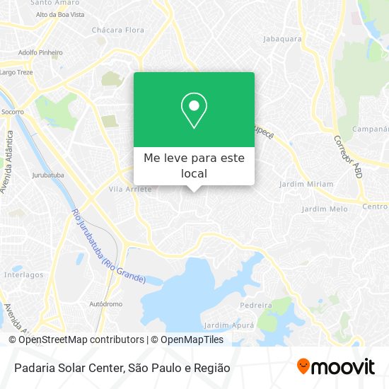 Padaria Solar Center mapa