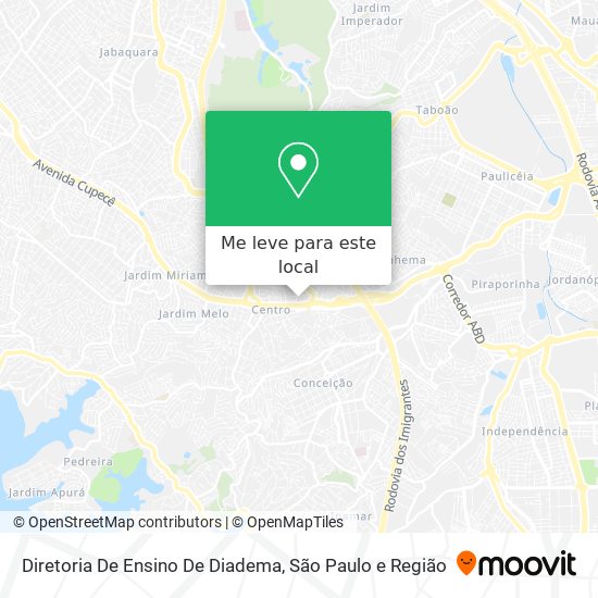 Diretoria De Ensino De Diadema mapa