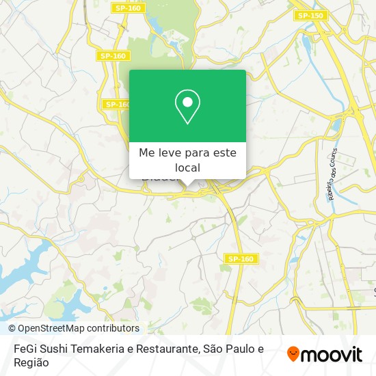 FeGi Sushi Temakeria e Restaurante mapa