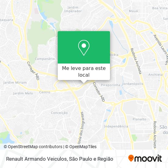 Renault Armando Veiculos mapa